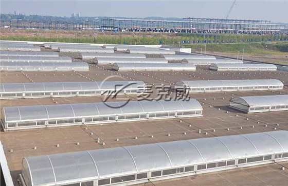 上汽菲亞特汽車行業電動采光排煙天窗項目